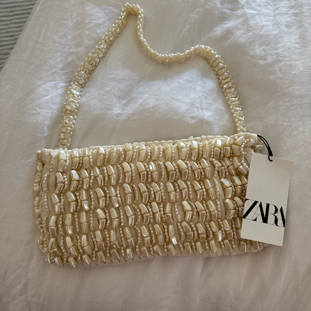 Zara Pearl Shoulder Bag